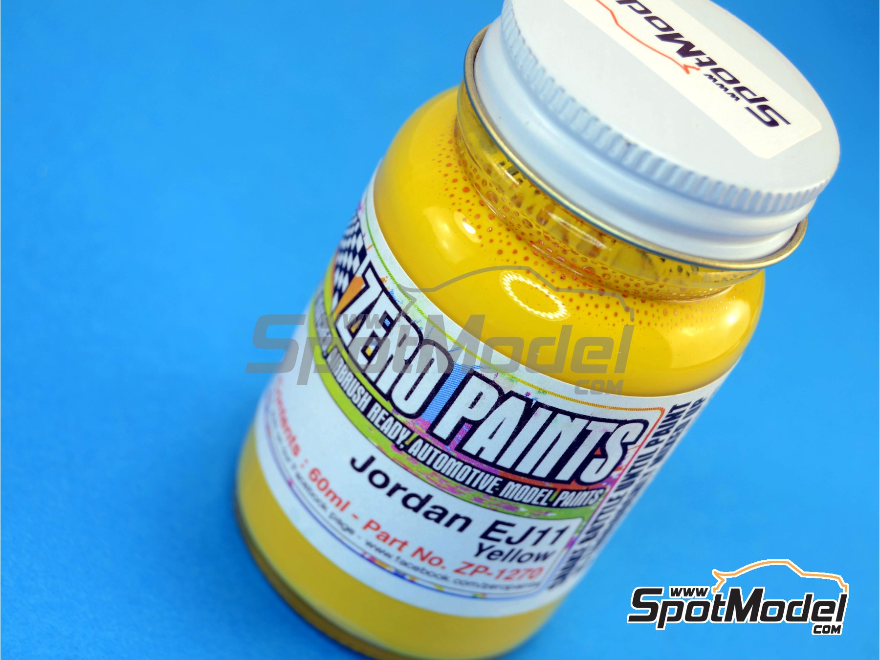 Zero Paints ZP1270 Paint for airbrush Jordan EJ11 Yellow 1 x 60ml for Airbrush (ref. ZP1270